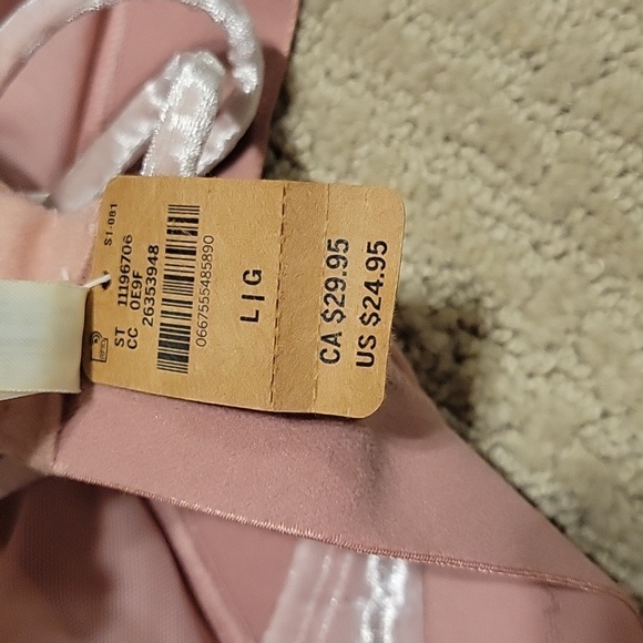 PINK velvet bra size Large Nwt - Picture 3 of 3